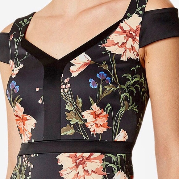 Karen Millen floral midi sheath dress. Size 2. NWT - Picture 5 of 12